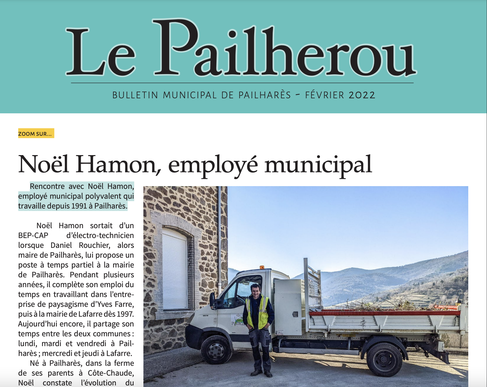 Bulletin municipal – Février 2022